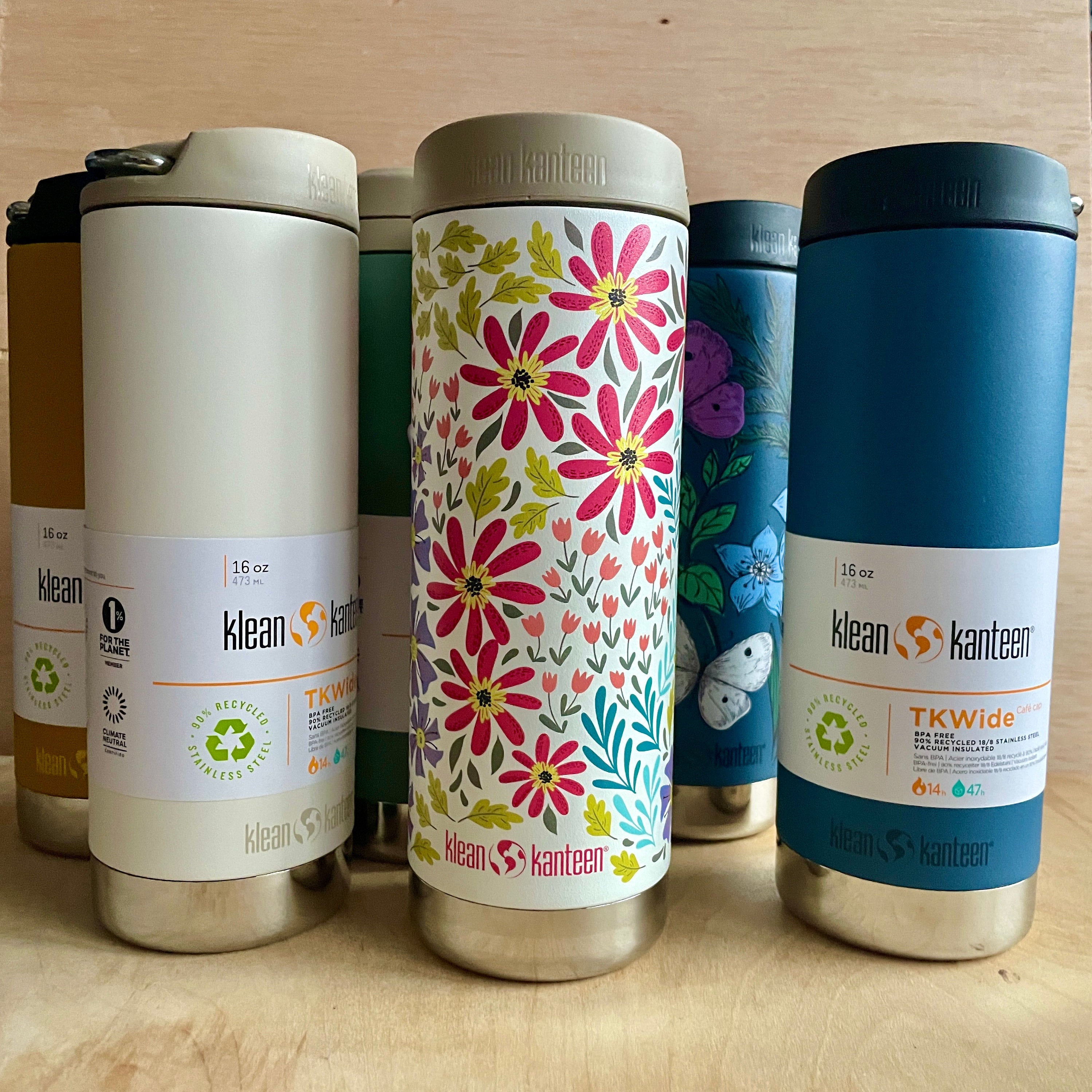 Klean Kanteen TKWide 16oz Mug Reusable Travel Stainless