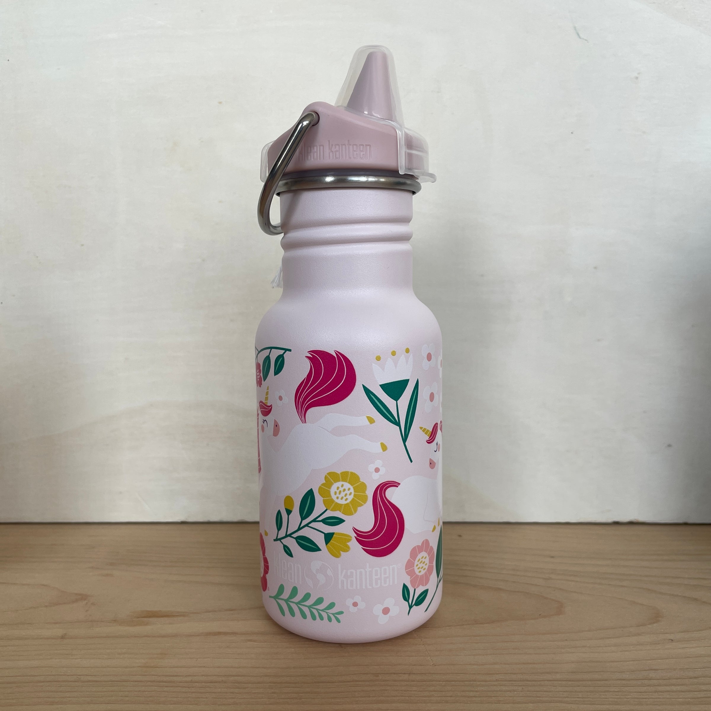 12oz Klean Kanteen Kids Sippy Cup Resusable Stainless Steel Water