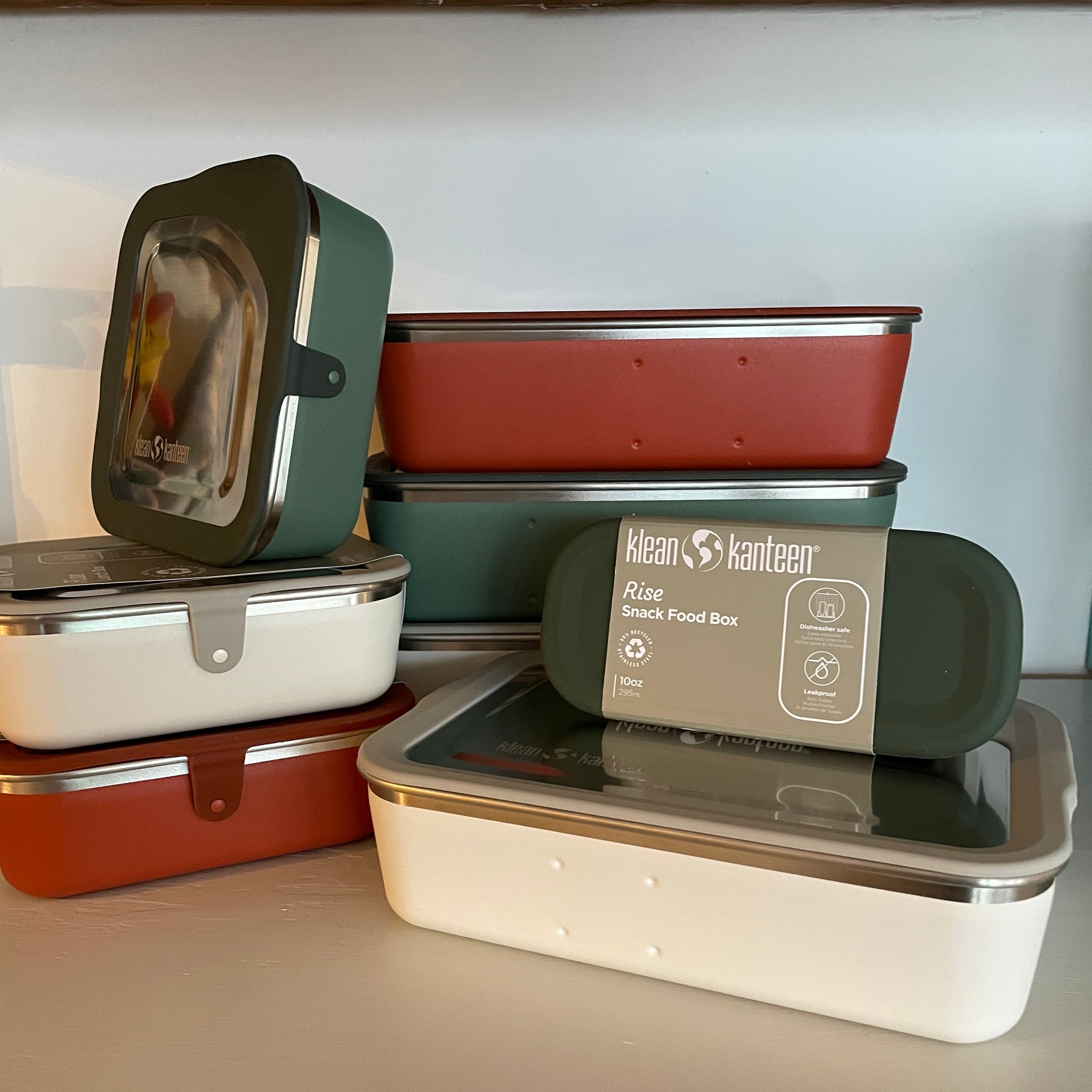 Klean Kanteen Rise Meal Boxes (Big Meal Box, Meal Box, and Snack