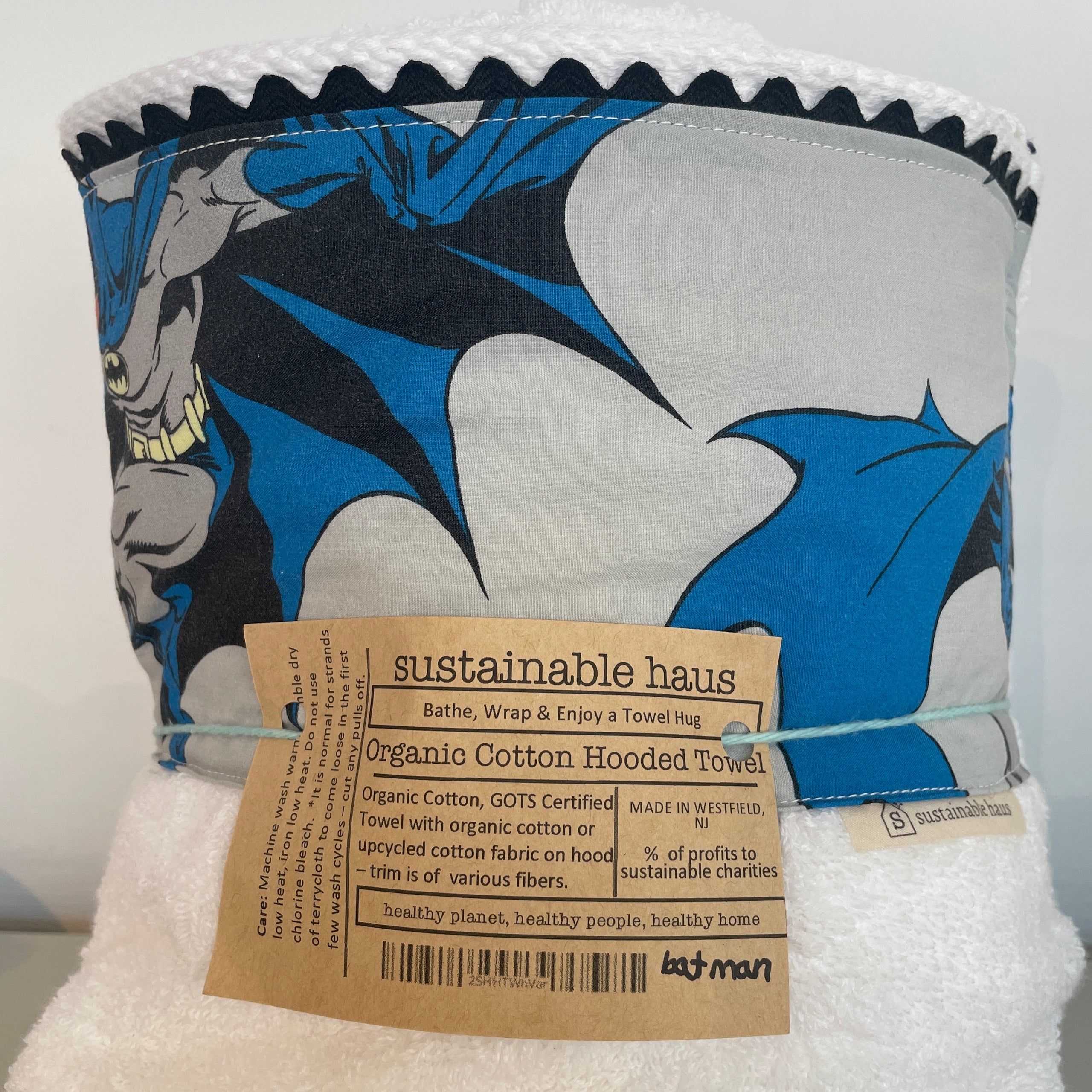 Organic Cotton Kids and Baby Hooded Bath Towel