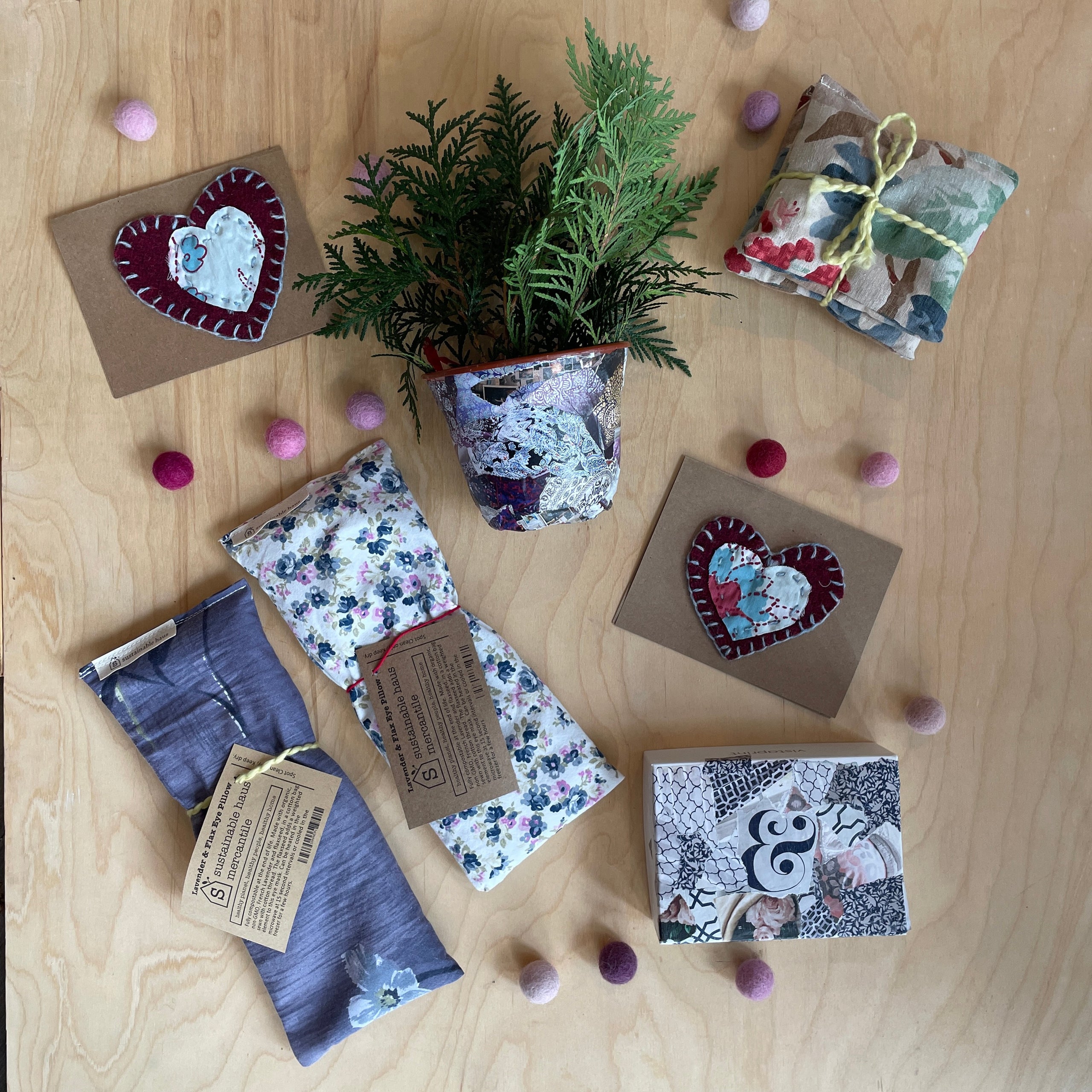 WHOLESALE Lavender And Flaxseed Eye Pillow sustainable haus mercantile