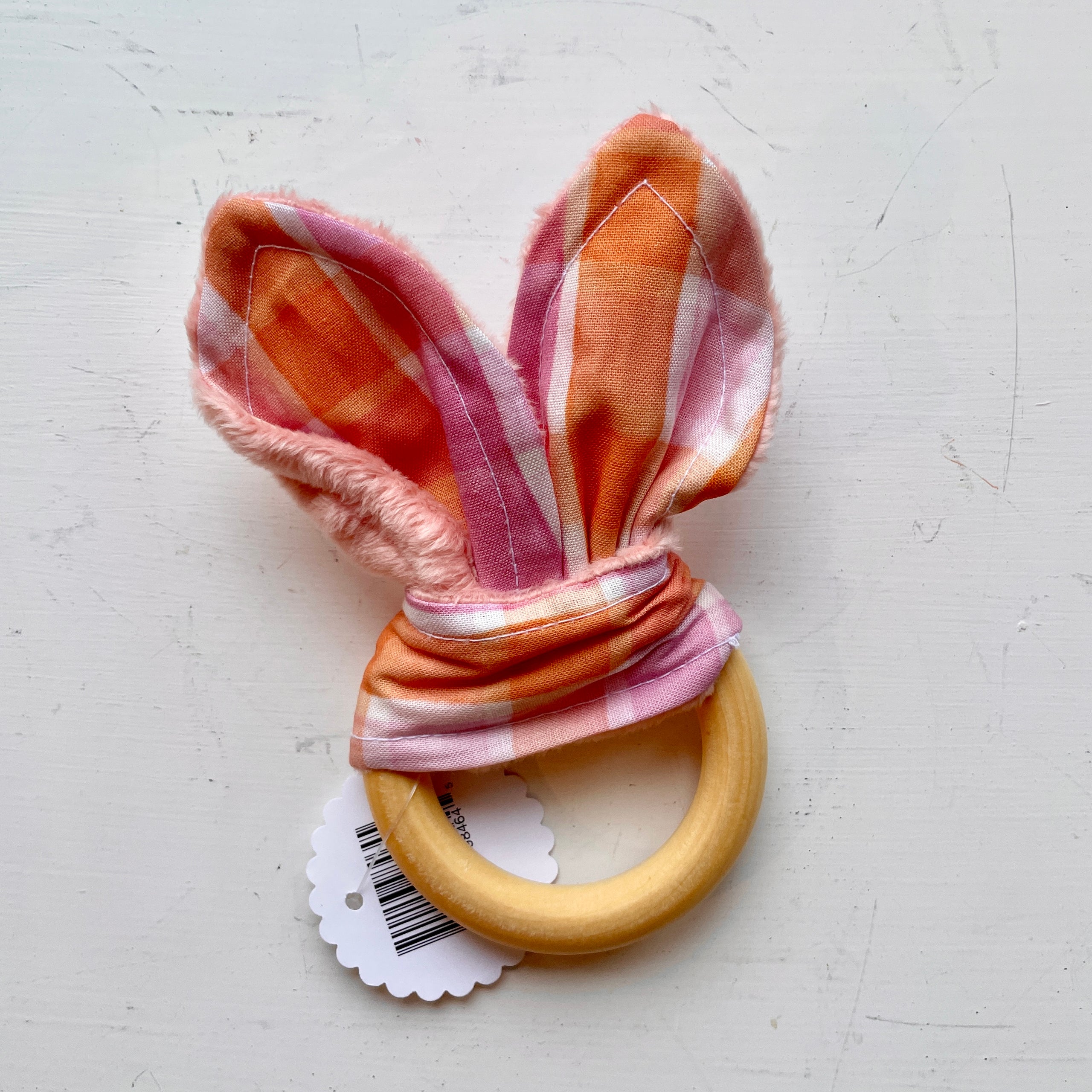 Wooden teething ring hot sale